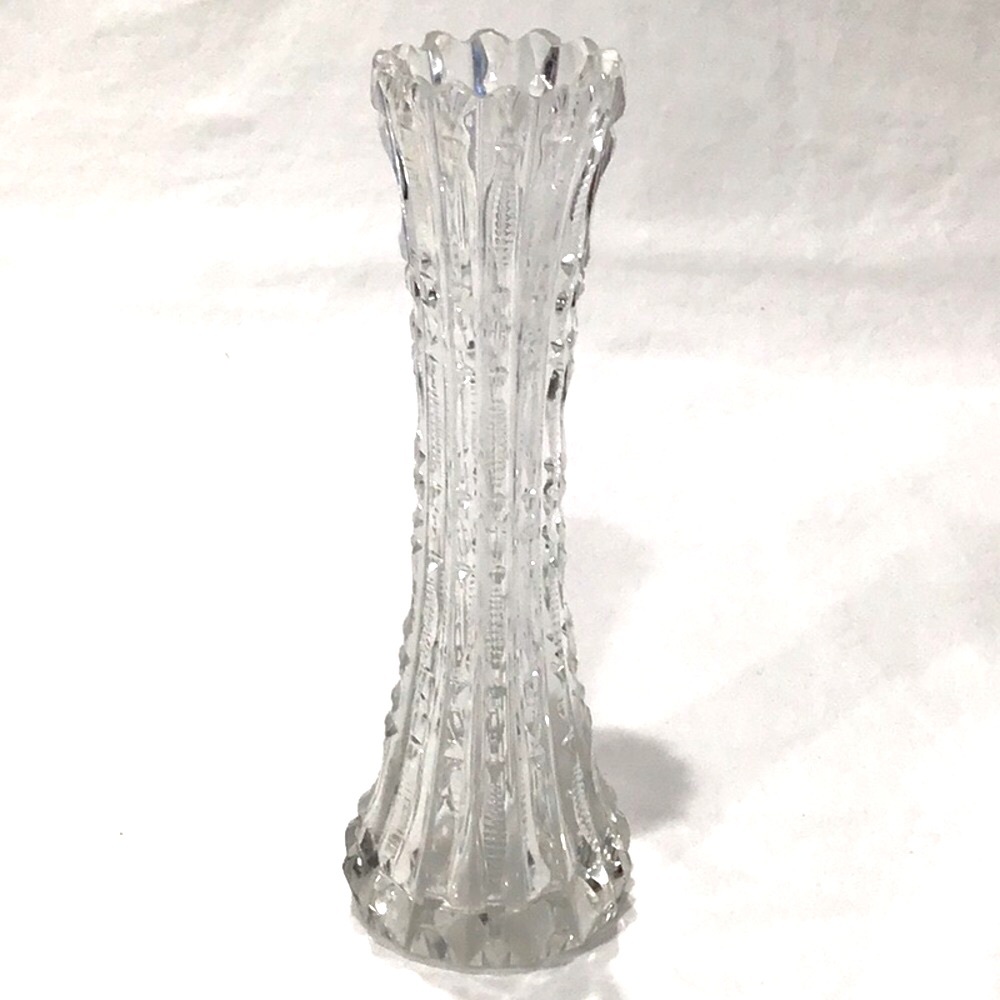 Antique American Brilliant Cut Crystal  bud vase